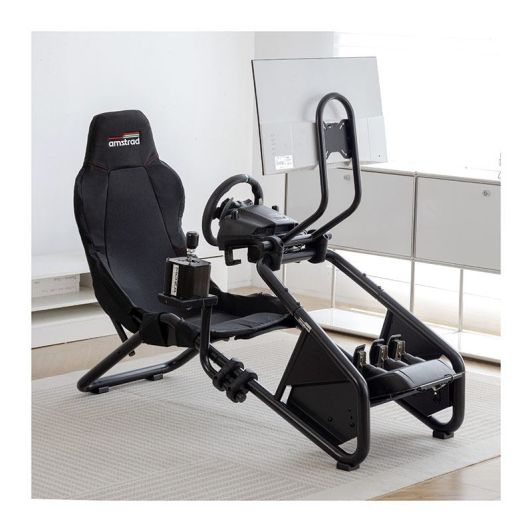 Asiento de simulación negro AMSTRAD AMS RACING DRIFT