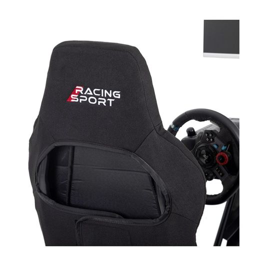 Asiento de simulación negro AMSTRAD AMS RACING DRIFT