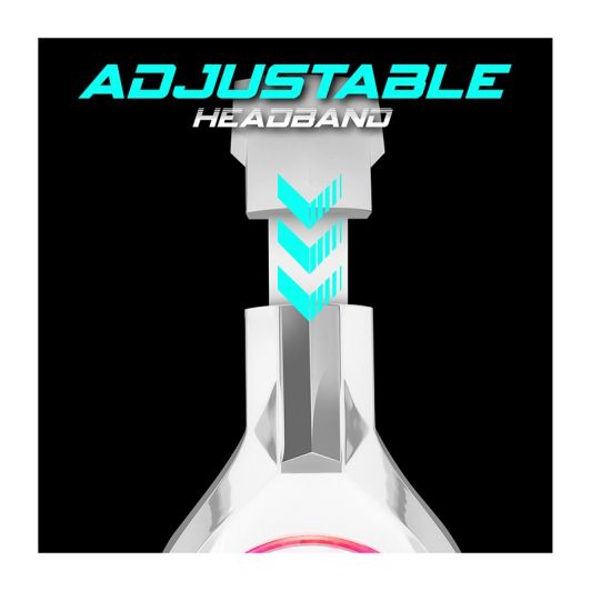 Auriculares Gaming SPIRIT OF GAMER Pro H8 RGB Blancos Jack 3.5mm
