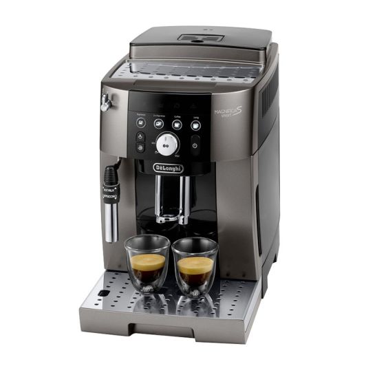 Cafetera Superautomática, 15 bares, 2 tazas, panel táctil, Espumador de leche,DELONGHI ECAM250.33.TB MAGNIFICA 