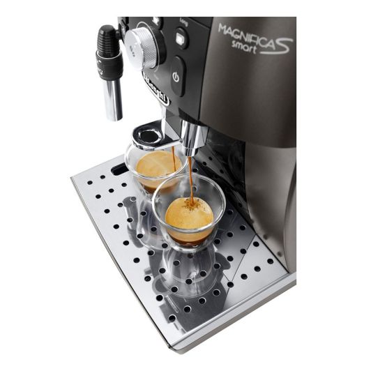 Cafetera Superautomática, 15 bares, 2 tazas, panel táctil, Espumador de leche,DELONGHI ECAM250.33.TB MAGNIFICA 