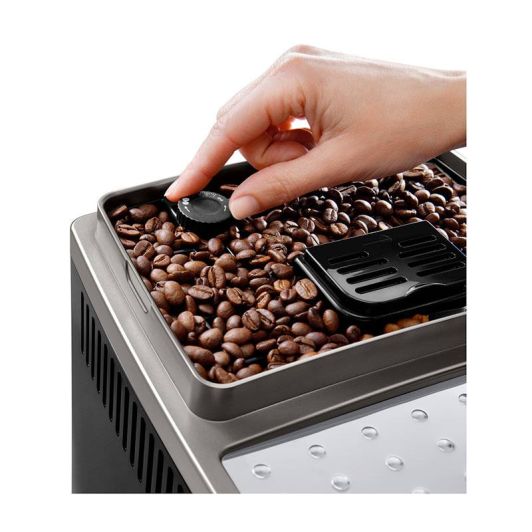 Cafetera Superautomática, 15 bares, 2 tazas, panel táctil, Espumador de leche,DELONGHI ECAM250.33.TB MAGNIFICA 