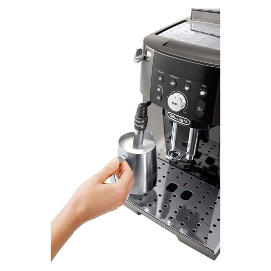 Cafetera Superautomática, 15 bares, 2 tazas, panel táctil, Espumador de leche,DELONGHI ECAM250.33.TB MAGNIFICA 