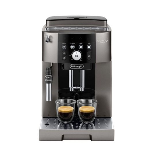Cafetera Superautomática, 15 bares, 2 tazas, panel táctil, Espumador de leche,DELONGHI ECAM250.33.TB MAGNIFICA 