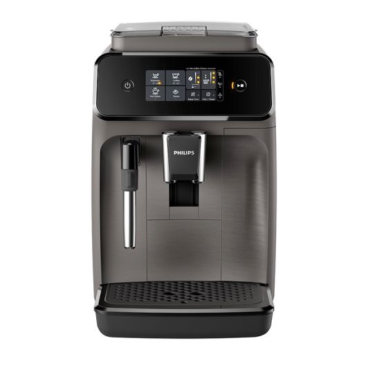 Cafetera Superautomática, 15 bares, 2 tazas, pantalla táctil, espumador de leche, PHILIPS Serie 1200 EP1224/00
