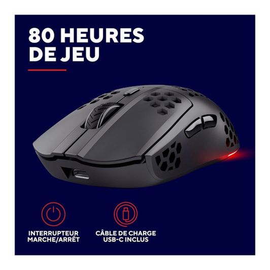 Ratón Inalámbrico Silencioso TRUST HELOX USB Óptico 1600 DPI Negro