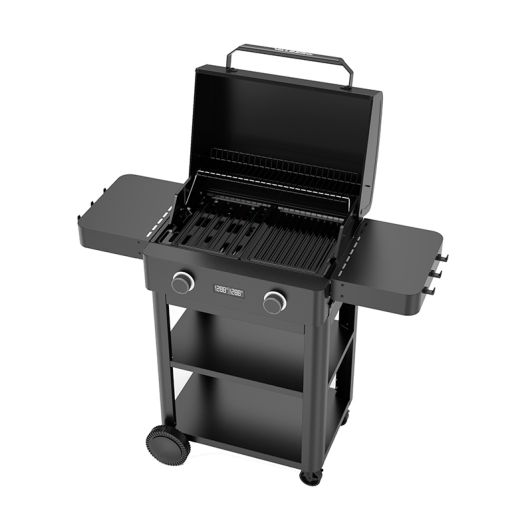 Barbacoa Eléctrica VALBERG con Soporte y Estante 2300W BBQ5233