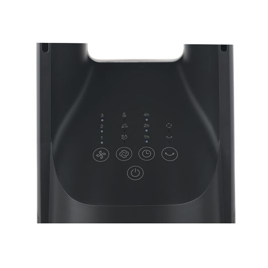 Ventilador de Torre VALBERG FLOW T9 3 Velocidades Oscilante Negro