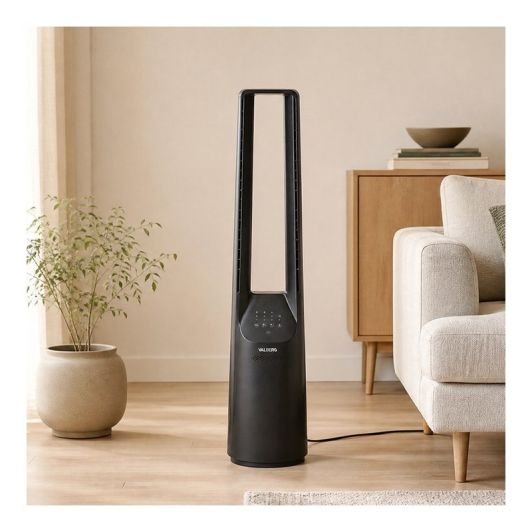 Ventilador de Torre VALBERG FLOW T9 3 Velocidades Oscilante Negro