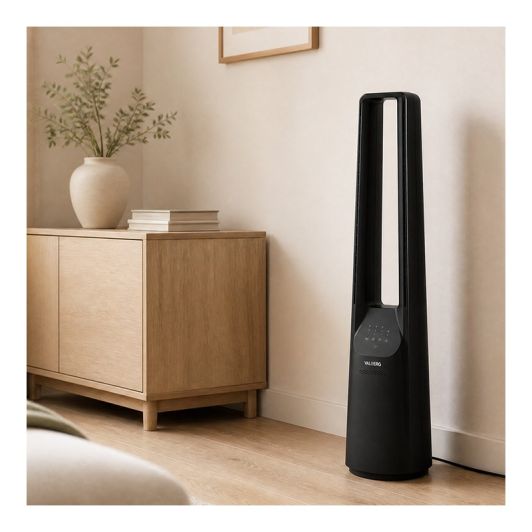 Ventilador de Torre VALBERG FLOW T9 3 Velocidades Oscilante Negro