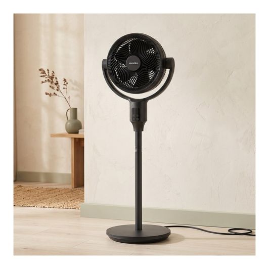 Ventilador de Pie VALBERG Wind S12 Oscilación Mando a Distancia Negro