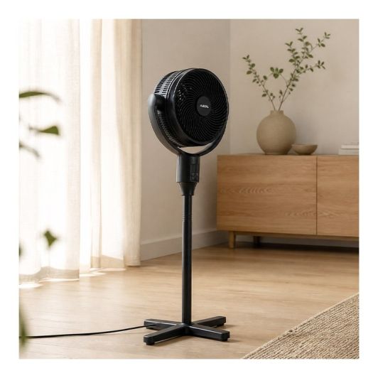 Ventilador de Pie VALBERG Wind S12 Oscilación Mando a Distancia Negro