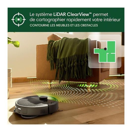 iRobot Roomba Plus 406 Combo + AutoWash Dock Aspirador + Fregado Automático