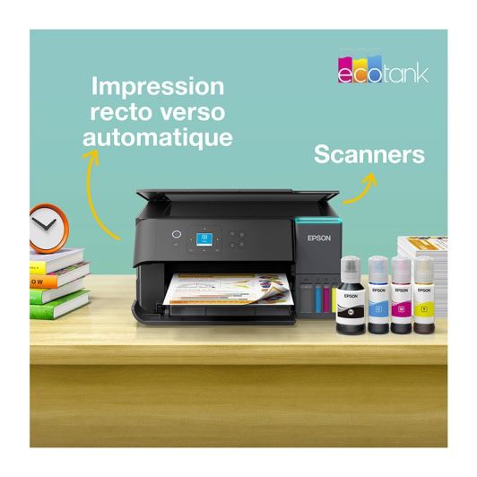 Impresora Multifunción EPSON Ecotank ET-2951 Wi-Fi Sin Cartuchos Pantalla Color