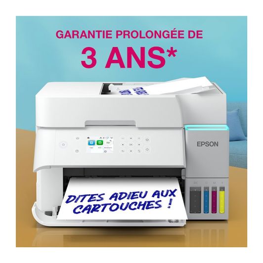 Impresora Multifunción EPSON EcoTank ET-3956 Wi-Fi Doble Cara Automática Sin Cartuchos