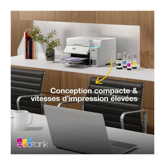 Impresora Multifunción EPSON EcoTank ET-3956 Wi-Fi Doble Cara Automática Sin Cartuchos