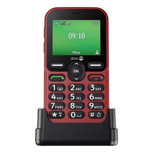 Movil DORO Leva E10s Rojo Senior