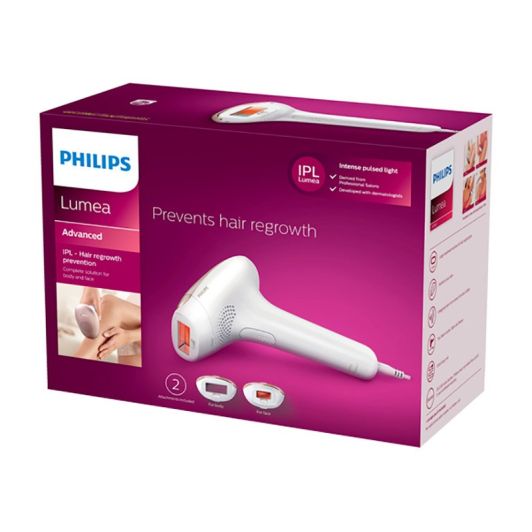 Depiladora PHILIPS IPL 7000, Luz Pulsada - Lumea Advanced para Cuerpo y Cara SC1997/00