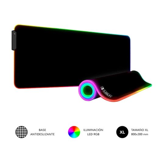 Alfombrilla de Ratón RGB SUBBLIM 800x300x4 mm XL 