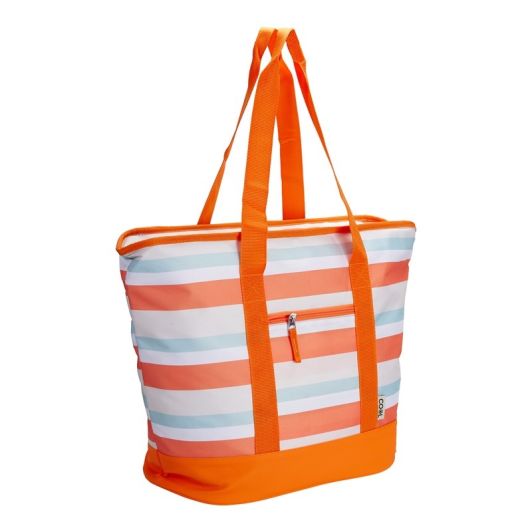 Bolsa isotérmica flexible de 24 litros con rayas