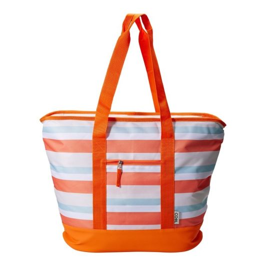 Bolsa isotérmica flexible de 24 litros con rayas