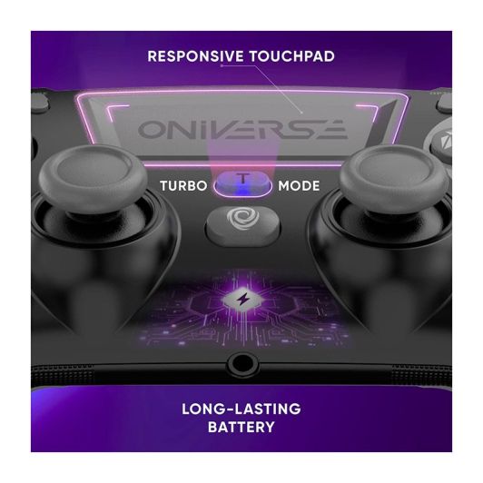 Mando inalámbrico PS4 ONIVERSE Revolt V2 - Negro