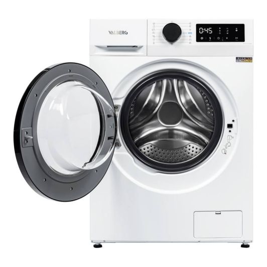 Lavadora carga frontal 9kg, 1400rpm, clase A-10%, ideal para 4-5 personas, VALBERG WF 914 A-10 SD W566C
