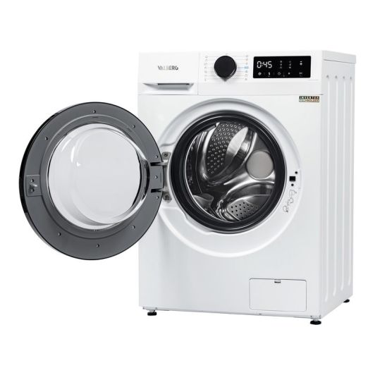 Lavadora carga frontal 9kg, 1400rpm, clase A-10%, ideal para 4-5 personas, VALBERG WF 914 A-10 SD W566C