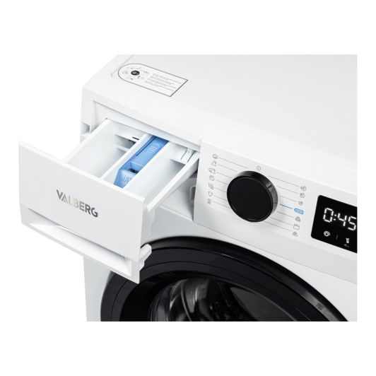 Lavadora carga frontal 9kg, 1400rpm, clase A-10%, ideal para 4-5 personas, VALBERG WF 914 A-10 SD W566C