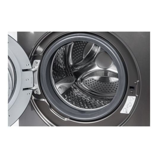 Lavadora 7kg, 1400rm, Clase A-30%, función Vapor, gris silver, VALBERG