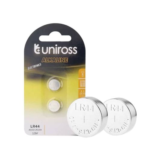 Pack de 2 pilas UNIROSS LR 44