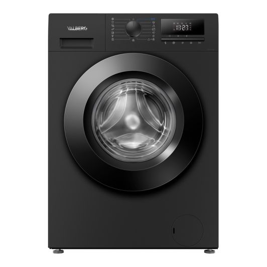 Lavadora 6kg, 1200rpm, clase A, motor inverter, negra, VALBERG WF612
