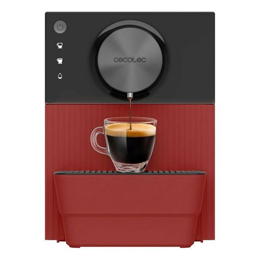 Cafetera Superautomática Compacta, 19 bares, 1350w, CECOTEC Cremmaet Cube roja