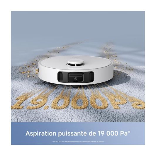 Robot aspirador MOVA 19000Pa Estación Autovaciado Mapeado Láser Autonomía 140min E40 Ultra AE