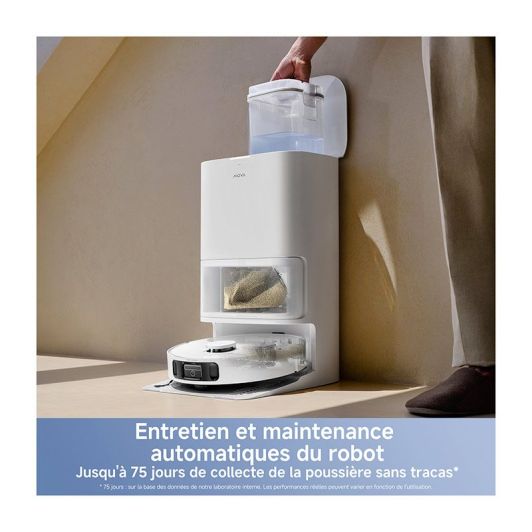 Robot aspirador MOVA 19000Pa Estación Autovaciado Mapeado Láser Autonomía 140min E40 Ultra AE