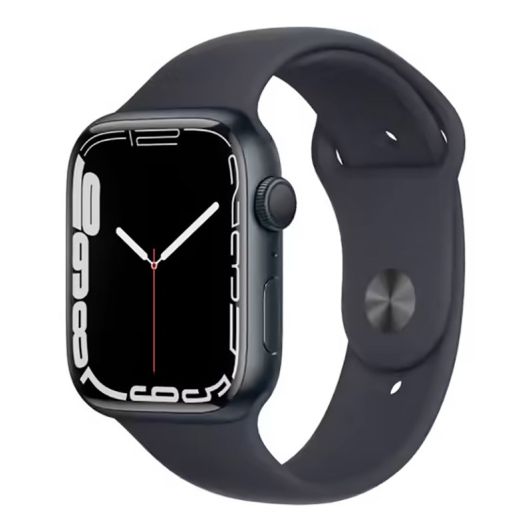 Apple Watch Series 7 de 45 mm, color negro, reacondicionado (Grado A+)