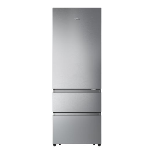Frigorífico Combi No Frost, 2 cajones, 493L, Clase D, Inox 200cm 70cm Ancho VALBERG