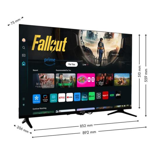 Smart TV 40' FHD, 3 Hdmi, Sistema Vidaa, EDENWOOD ED40T01FHD-RE