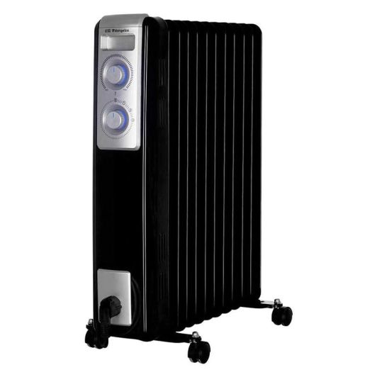 Orbegozo RN 2500 - Radiador de aceite, 11 elementos, 2500 W, luz LED