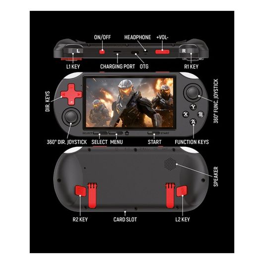 Consola portátil AMSTRAD PLAYCORE (actualizable)