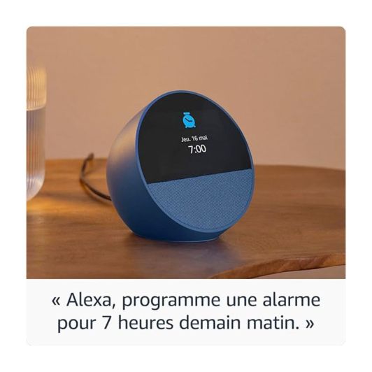 Altavoz bt. AMAZON ECHO SPOT blanco