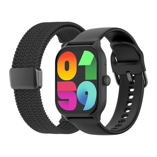 Reloj inteligente Echo Rainbow Mesh negro - 2 correas