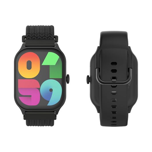 Reloj inteligente Echo Rainbow Mesh negro - 2 correas