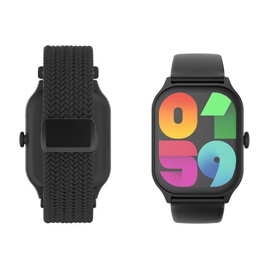 Reloj inteligente Echo Rainbow Mesh negro - 2 correas