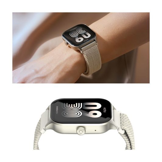 Reloj inteligente Echo Rainbow Mesh blanco - 2 correas