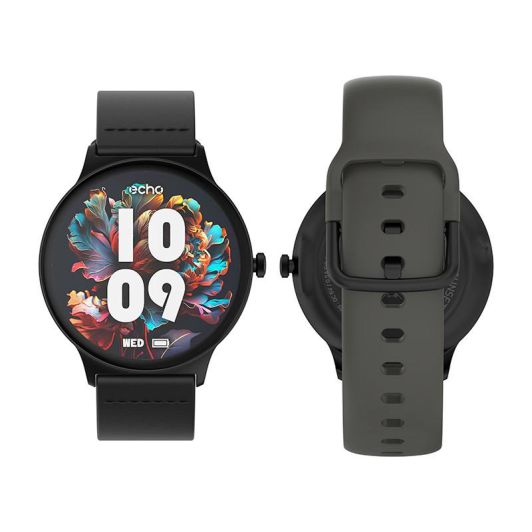 Reloj inteligente ECHO Rainbow Sunset negro - 2 correas