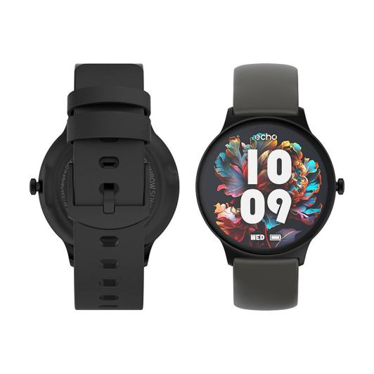 Reloj inteligente ECHO Rainbow Sunset negro - 2 correas