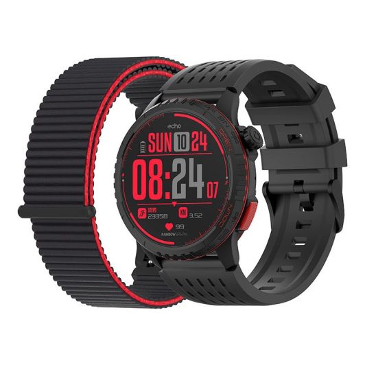 Reloj inteligente ECHO Rainbow GPS Pro negro