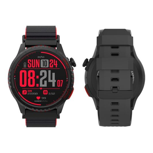 Reloj inteligente ECHO Rainbow GPS Pro negro