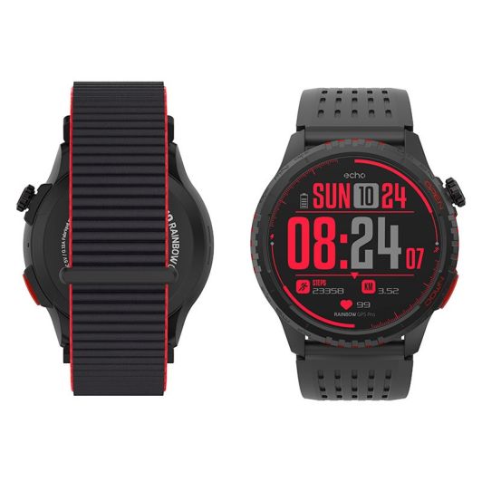 Reloj inteligente ECHO Rainbow GPS Pro negro